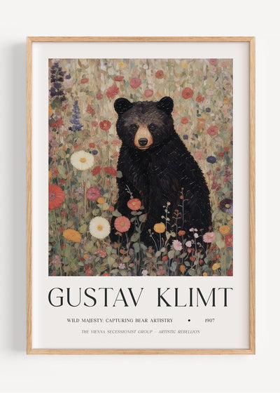 Gustav Klimt Brown Bear I47-27 Art Print Peardrop Prints