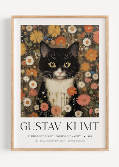 Gustav Klimt Cat I47-34 Art Print Peardrop Prints