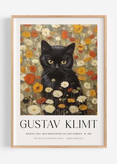 Gustav Klimt Cat I47-36 Art Print Peardrop Prints