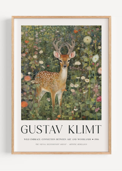 Gustav Klimt Deer I47-22 Art Print Peardrop Prints