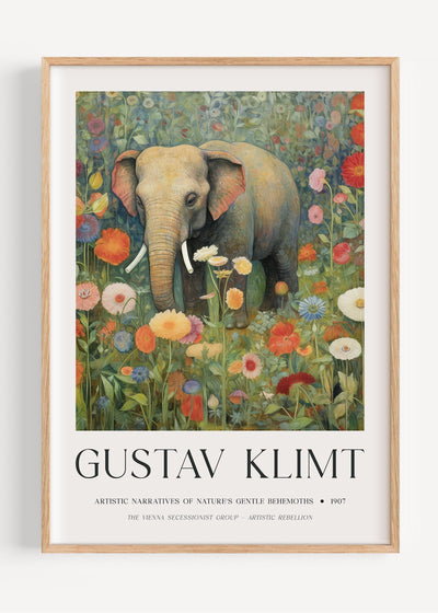 Gustav Klimt Elephant I47-14 Art Print Peardrop Prints