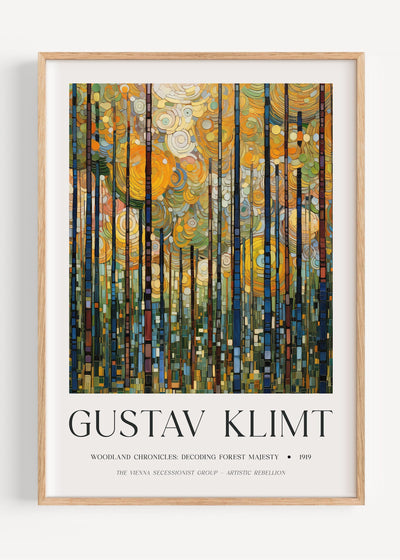 Gustav Klimt Forest I47-60 Art Print Peardrop Prints