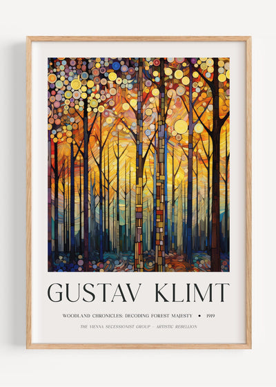 Gustav Klimt Forest I47-61 Art Print Peardrop Prints