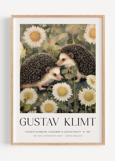 Gustav Klimt Hedgehogs I47-8 Art Print Peardrop Prints