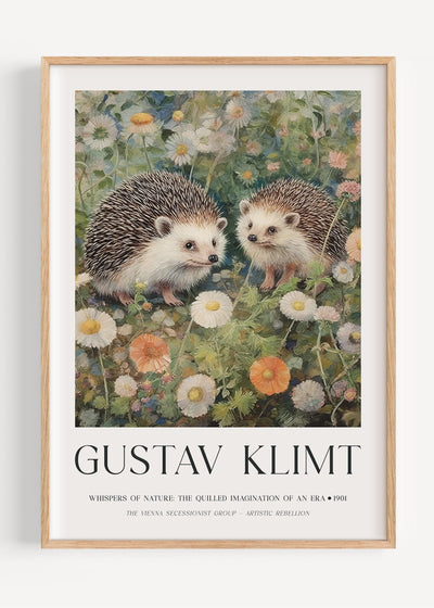 Gustav Klimt Hedgehogs I47-9 Art Print Peardrop Prints