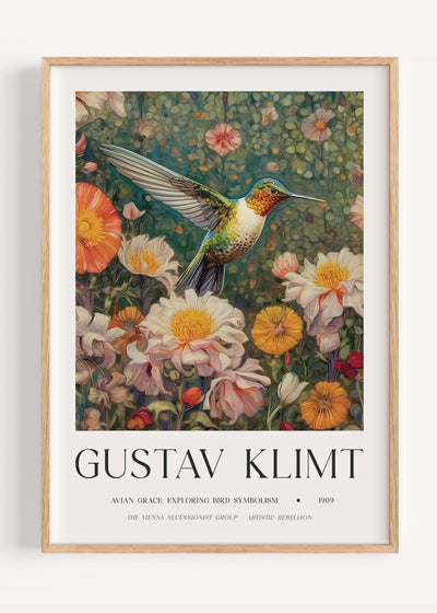 Gustav Klimt Hummingbird I47-48 Art Print Peardrop Prints