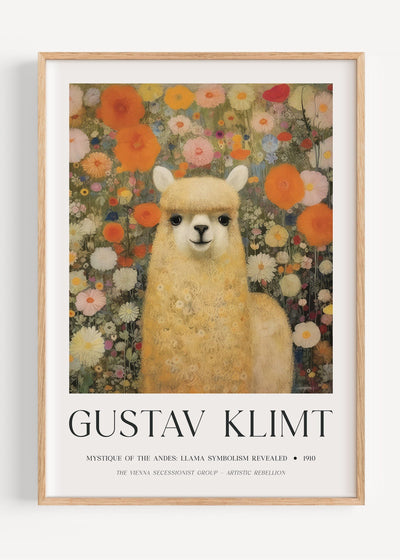 Gustav Klimt Llama I47-11 Art Print Peardrop Prints