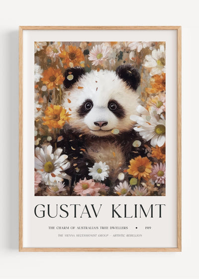 Gustav Klimt Panda I47-43 Art Print Peardrop Prints