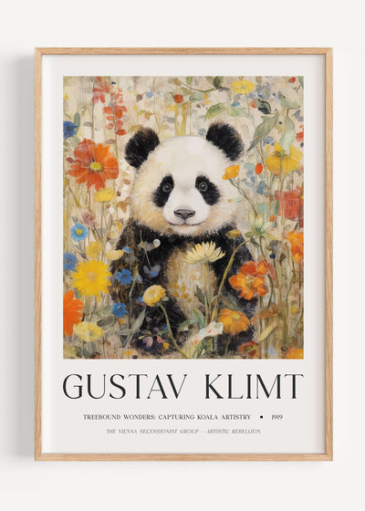 Gustav Klimt Panda I47-44 Art Print Peardrop Prints