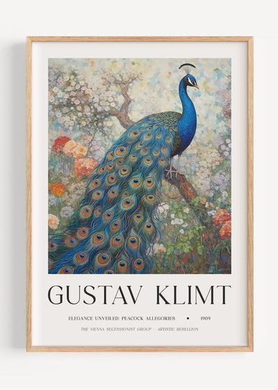 Gustav Klimt Peacock I47-52 Art Print Peardrop Prints