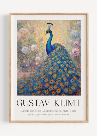 Gustav Klimt Peacock I47-53 Art Print Peardrop Prints