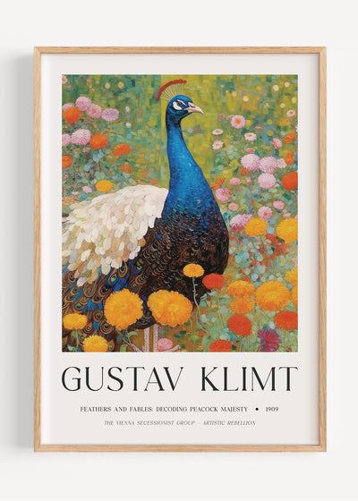 Gustav Klimt Peacock I47-54 Art Print Peardrop Prints