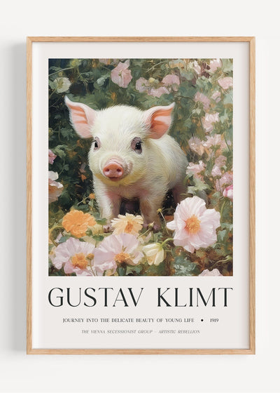 Gustav Klimt Piglet I47-17 Art Print Peardrop Prints