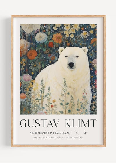 Gustav Klimt Polar Bear I47-28 Art Print Peardrop Prints