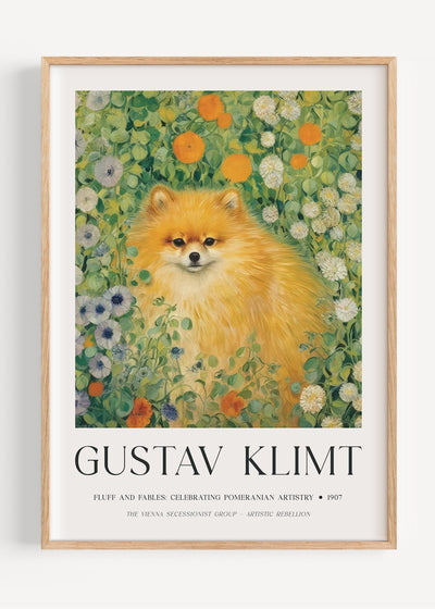 Gustav Klimt Pomeranian I47-56 Art Print Peardrop Prints