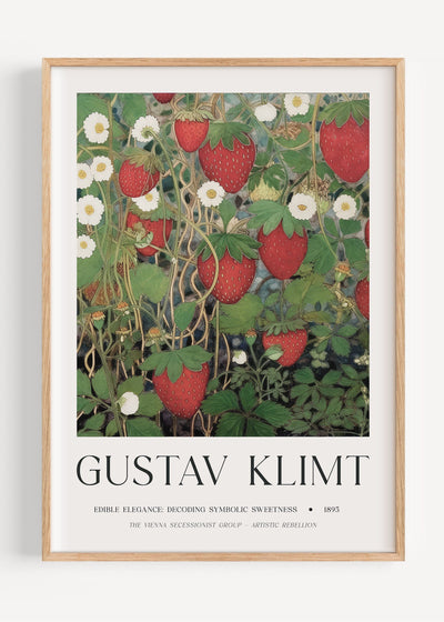 Gustav Klimt Strawberries I47-6 Art Print Peardrop Prints