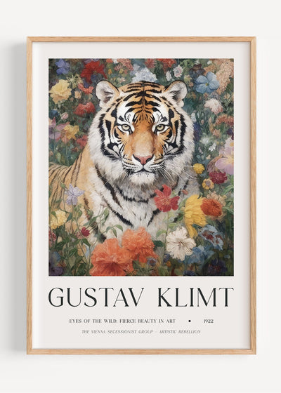 Gustav Klimt Tiger I47-16 Art Print Peardrop Prints