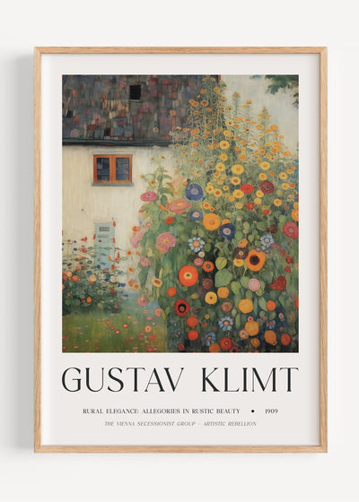 Gustav Klimt White Cottage I47-4 Art Print Peardrop Prints