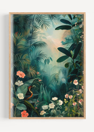 Henri Rousseau The Equatorial Jungle I108-23 Art Print Peardrop Prints