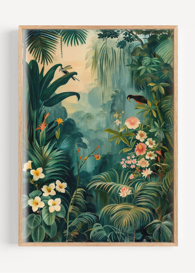 Henri Rousseau The Equatorial Jungle I108-27 Art Print Peardrop Prints