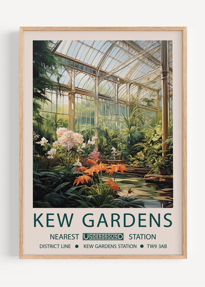 Kew Gardens Greenhouse I32-18 Art Print Peardrop Prints