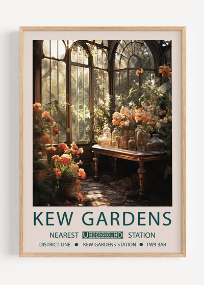 Kew Gardens Greenhouse I32-22 Art Print Peardrop Prints