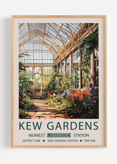 Kew Gardens Greenhouse I32-23 Art Print Peardrop Prints