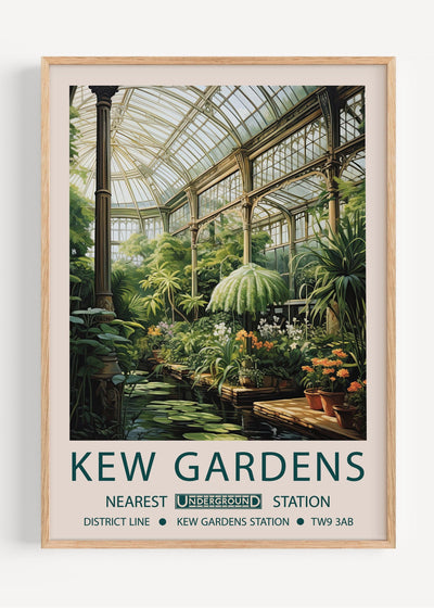 Kew Gardens Greenhouse I32-28 Art Print Peardrop Prints