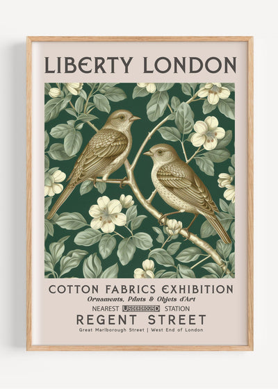 Liberty London Birdsong I81-21 Art Print Peardrop Prints