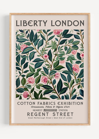 Liberty London Delicate Flowers I81-25 Art Print Peardrop Prints