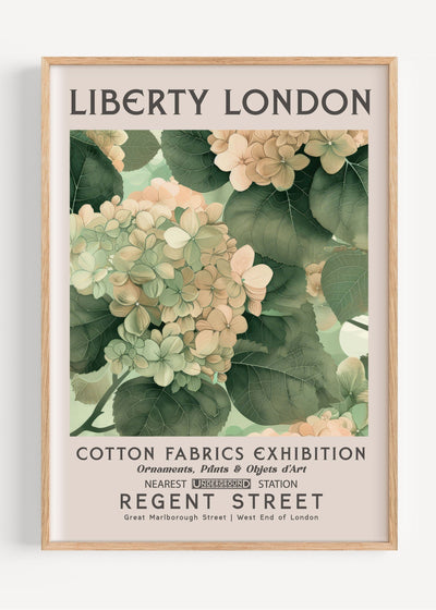 Liberty London Hydrangeas I81-19 Art Print Peardrop Prints