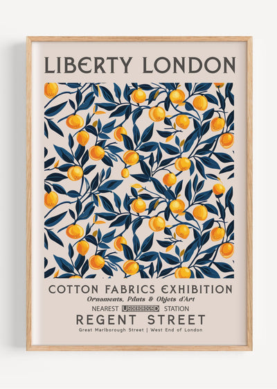 Liberty London Orange Berries I81-16 Art Print Peardrop Prints