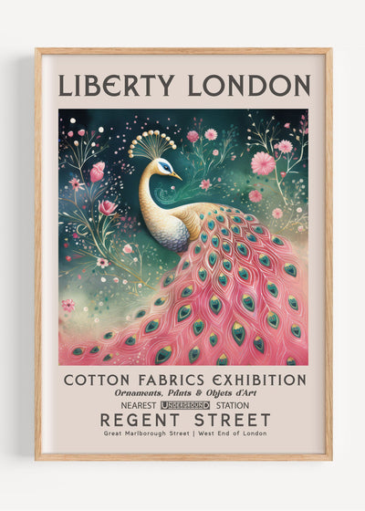 Liberty London Peacock Plume I81-20 Art Print Peardrop Prints