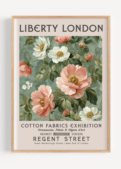 Liberty London Romantic Florals I81-2 Art Print Peardrop Prints