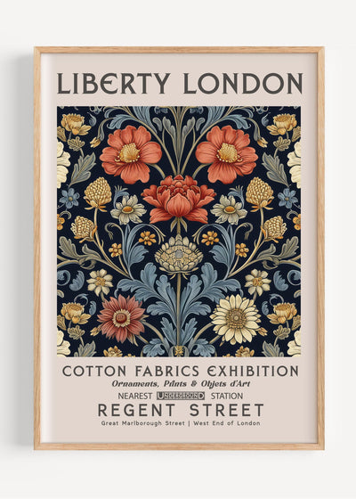 Liberty London Secret Garden I81-8 Art Print Peardrop Prints