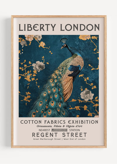 Liberty London The Peacock I81-53 Art Print Peardrop Prints