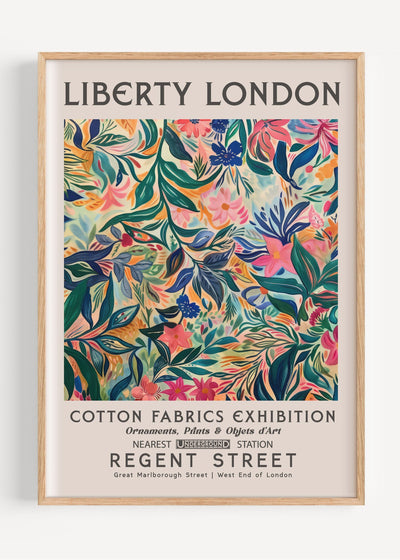 Liberty London Tropical Foliage I81-27 Art Print Peardrop Prints