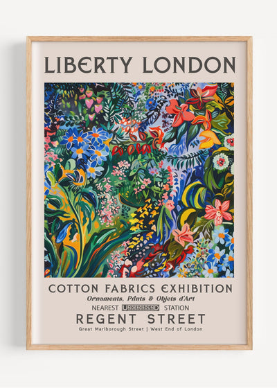 Liberty London Tropical Foliage I81-28 Art Print Peardrop Prints