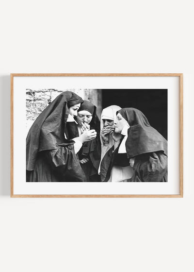 Nuns Smoking Art Print Peardrop Prints