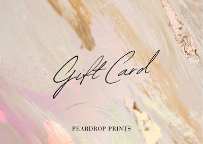 Peardrop Prints Gift Card Peardrop Prints