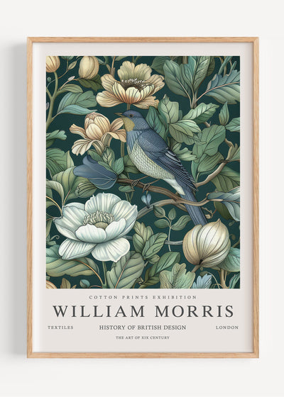 William Morris Bird I105-35 Art Print Peardrop Prints