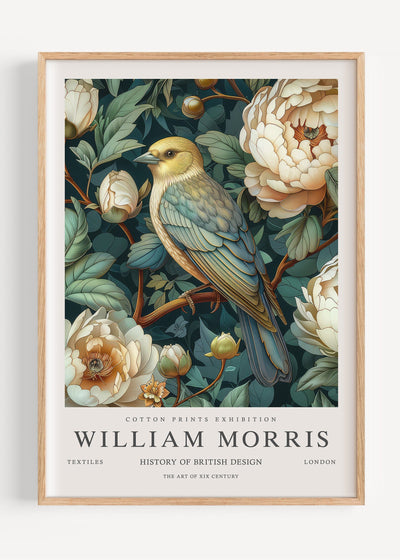 William Morris Bird I105-37 Art Print Peardrop Prints