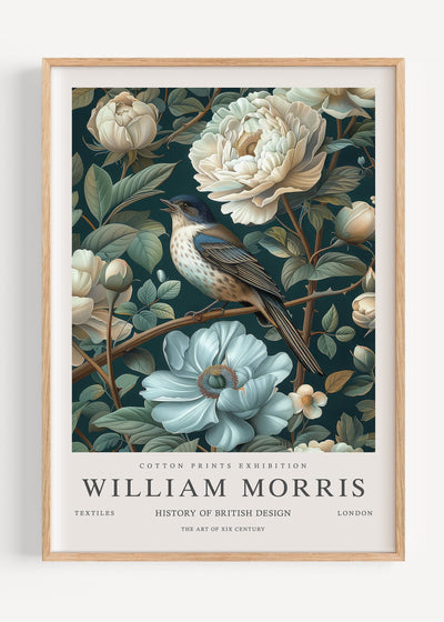 William Morris Bird I105-42 Art Print Peardrop Prints