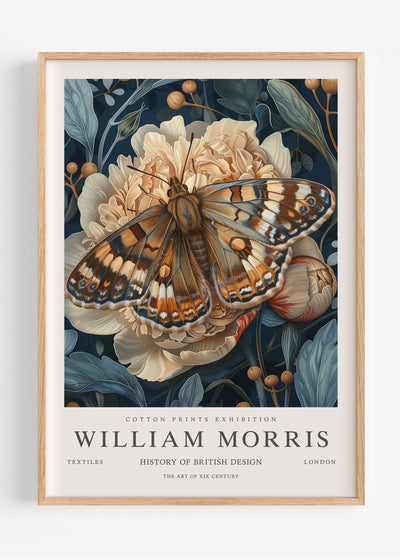 William Morris Butterfly I102-29 Art Print Peardrop Prints