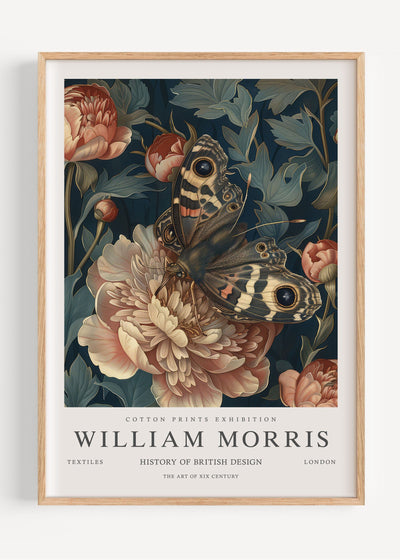 William Morris Butterfly I102-30 Art Print Peardrop Prints