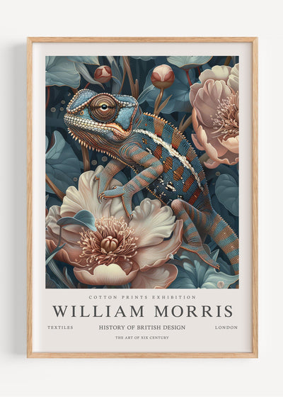 William Morris Chameleon I102-32 Art Print Peardrop Prints