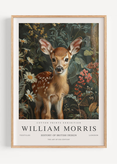 William Morris Deer I102-21 Art Print Peardrop Prints