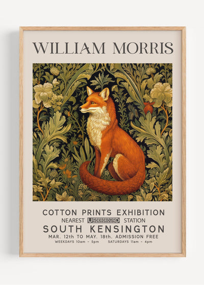 William Morris Fox I40-18 Art Print Peardrop Prints