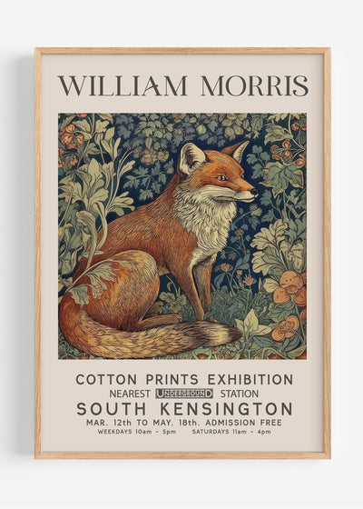 William Morris Fox I40-35 Art Print Peardrop Prints