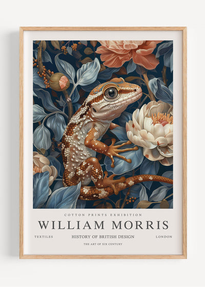 William Morris Gecko I102-36 Art Print Peardrop Prints